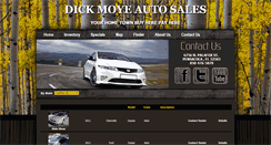 Desktop Screenshot of dickmoyeautosales.net
